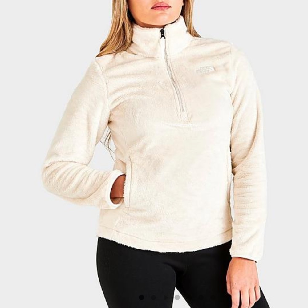 THE NORTH FACE OSITO QUARTER-ZIP PULLOVER JACKET, SIZE MEDIUM. 0255